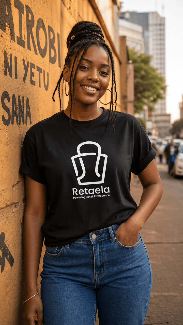 Kenyan business owner using Retaela